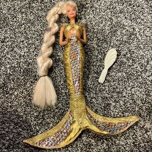 Vintage 1995 Jewel Hair Mermaid Barbie